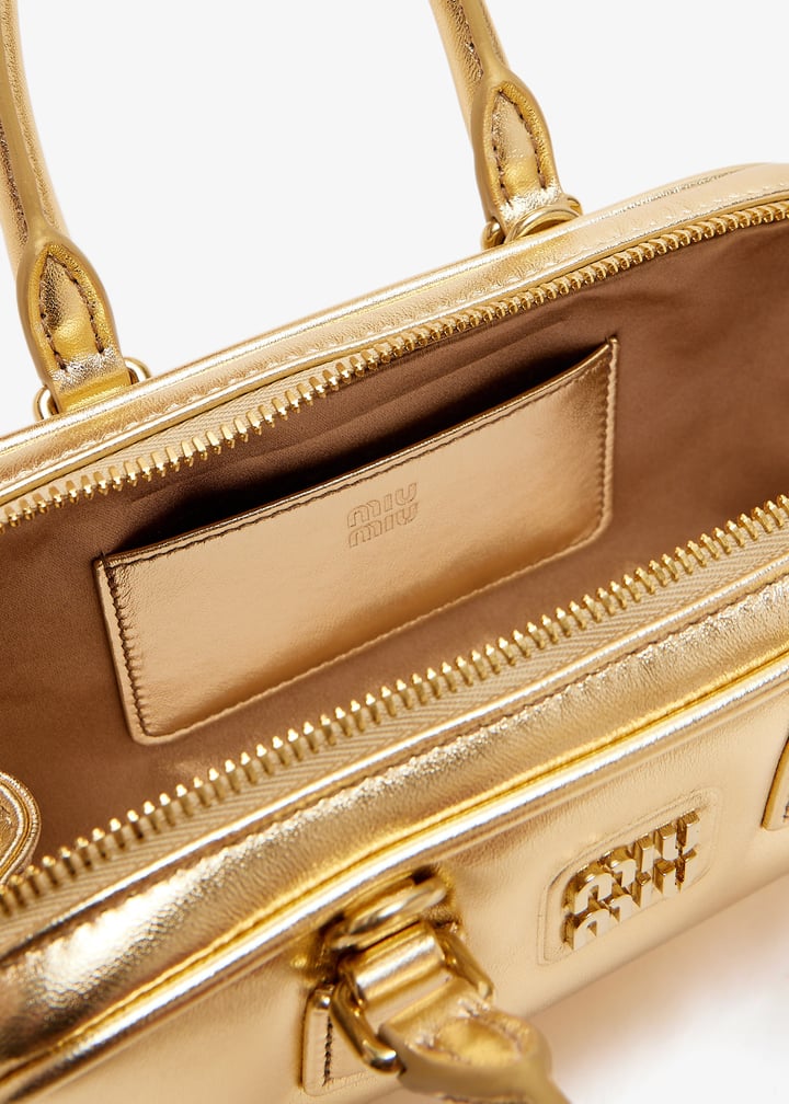 Miu Miu Arcadie laminated nappa leather mini-bag for Women
