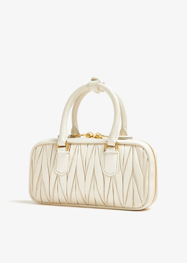MIUMIU Arcadie キルティング ナッパレザー ミニバッグ MiuMiu】ナッパレザーミニバッグ (MiuMiu/ショルダーバッグ