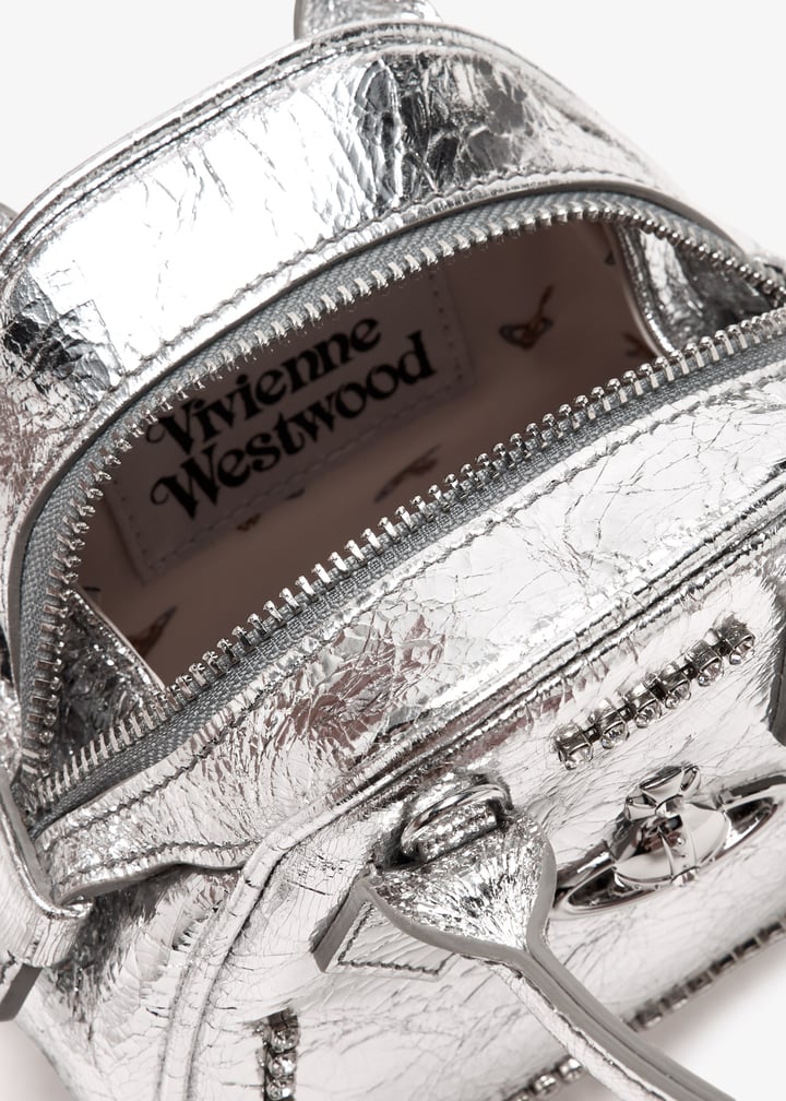 Vivienne Westwood Mini Yasmine bag for Women - Silver in