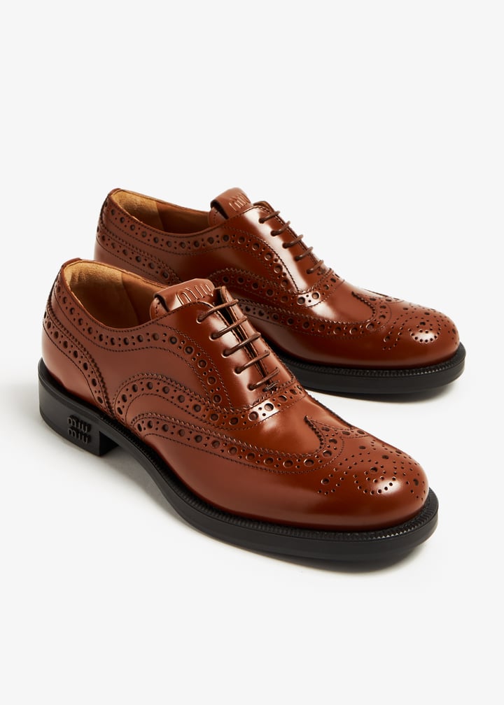 miu03170様 Miu Miu logo-detail Suede Loafers | Green | FARFETCH