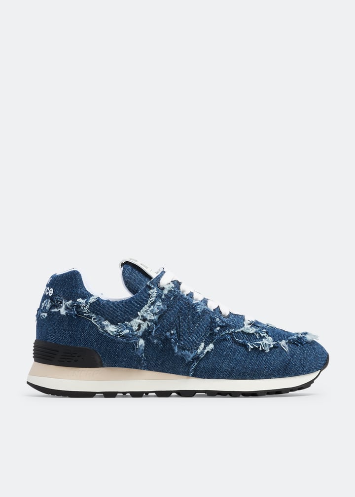 スニーカー MIU MIU BLUE SNEAKERS 2月21日発売【MIU MIU × New Balance 574】ミュウミュウNBが2023