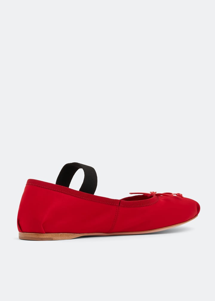 バレエシューズ Miu Miu Satin Ballerinas ☆【MIU MIU】☆ミュウミュウ サテンバレリーナ シューズ