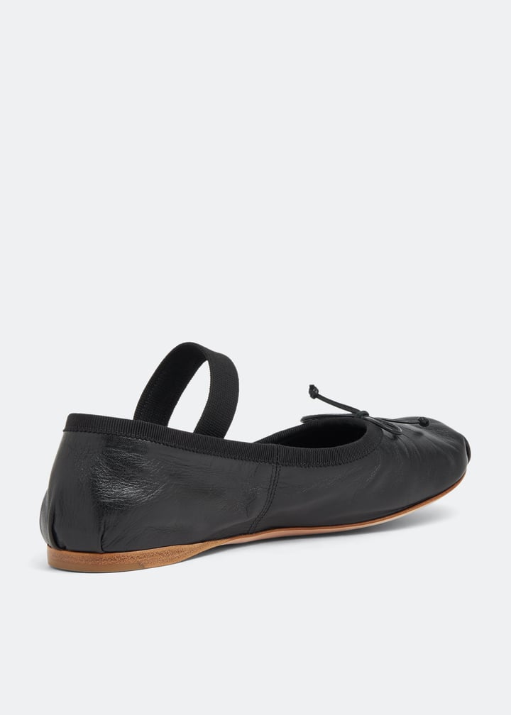 Miu Miu Leather ballerinas for Women - Black in UAE | Level