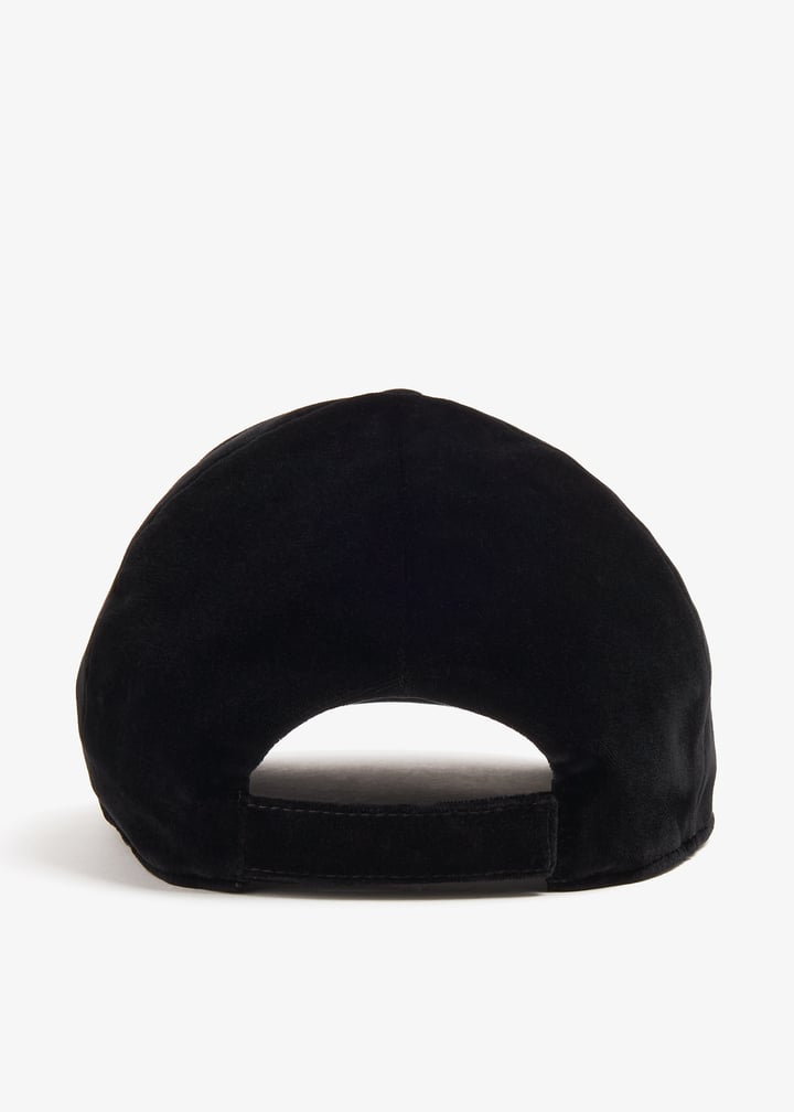 Miu Miu Velvet baseball cap for Women - Black in KSA | Level Shoes