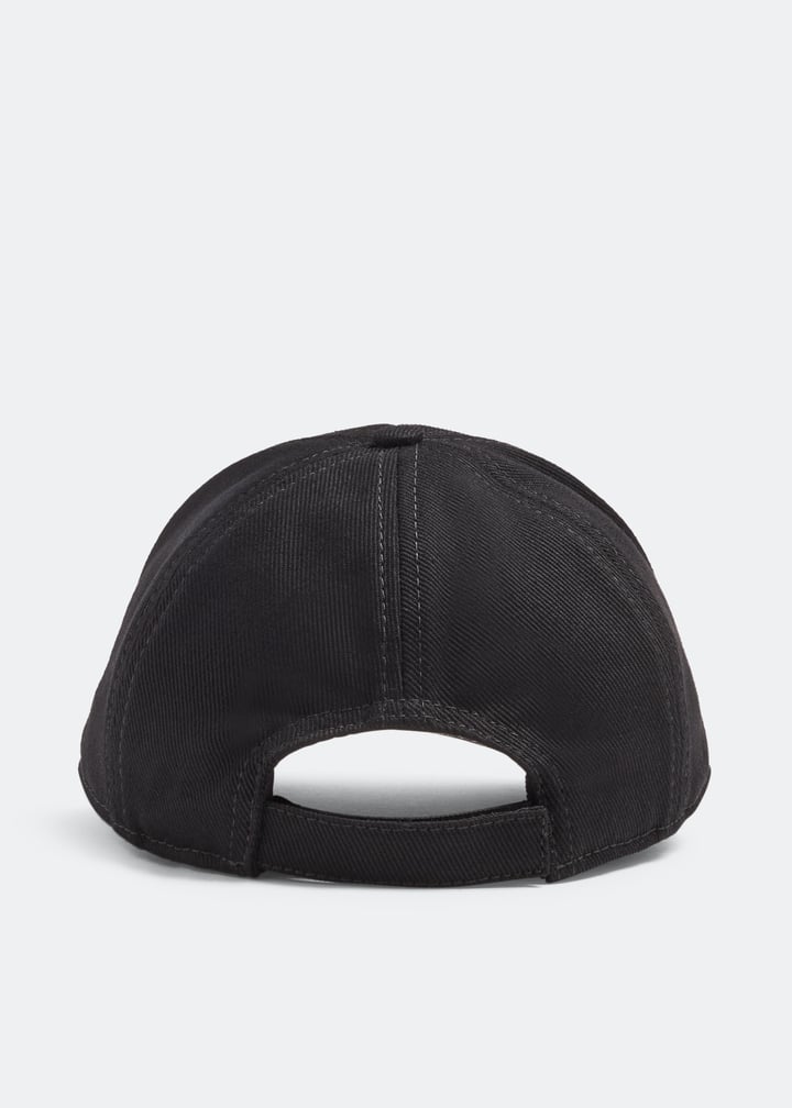 帽子 [miumiu] Drill baseball cap - BLACK Miu Miu Drill baseball cap for Women - Black in UAE | Level