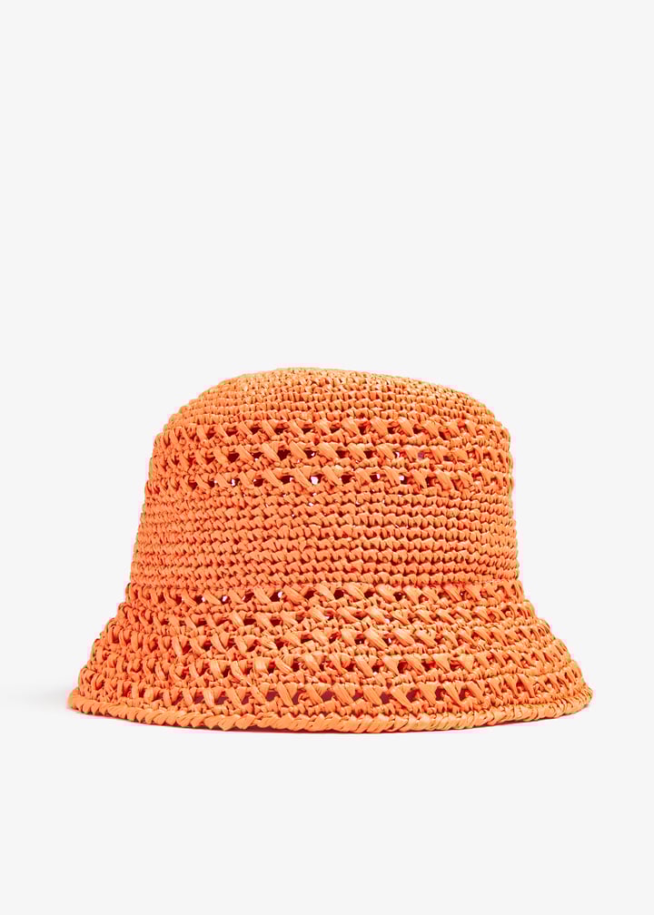 夏にぴったりでロゴがアクセントの≪Miu Miu≫Woven fabric hat Miu Miu Woven Fabric Hat | Saks Fifth Avenue