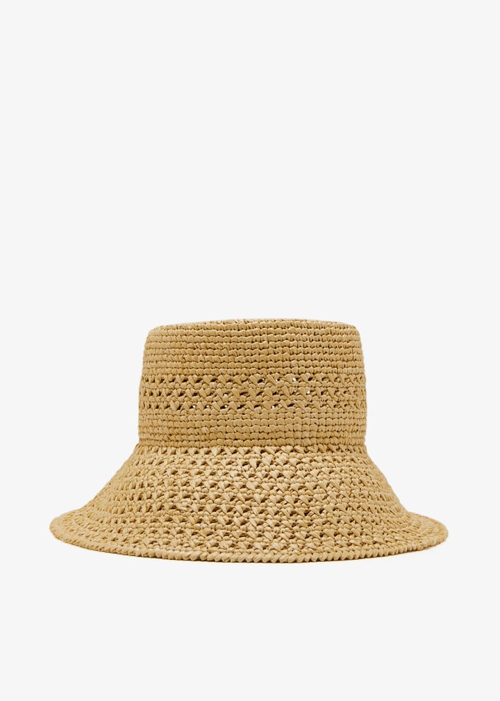 Miu Miu Raffia hat for Women - Beige in UAE | Level Shoes