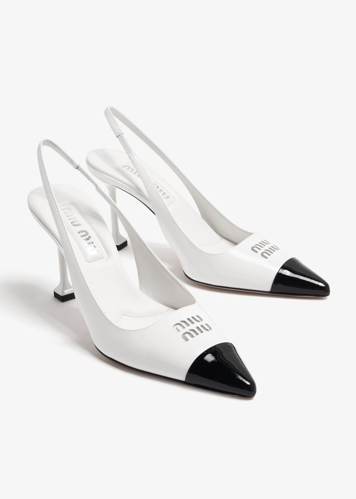 関税込！【MIU MIU】WHITE AND BLACK PUMPS Miu Miu | Shoes | Miu Miu White And Black Patent Crackled