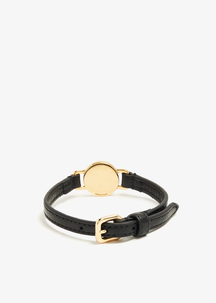 Miu Miu Nappa leather bracelet for Women - Black in KSA | Level Shoes