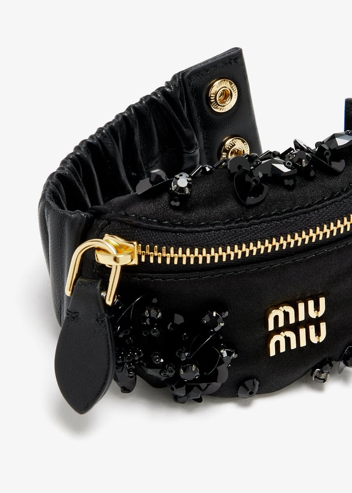 Miu Miu Mini pouch bracelet for Women - Black in UAE | Level