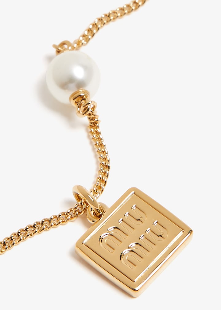 ネックレス・ペンダント MIU MIU Gold l Necklace Miu Miu Gold Metal Necklace | italist