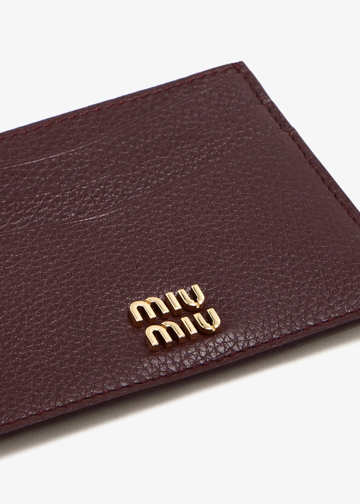カードケース・名刺入れ MIU MIU LAMB LEATHER CARD CASE Miu Miu Lamb leather quilted card case | The Fashion Square