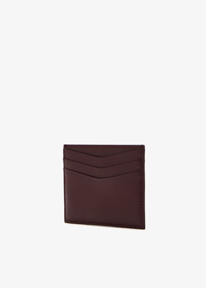 Miu Miu Leather card holder for Women - Burgundy in Qatar
