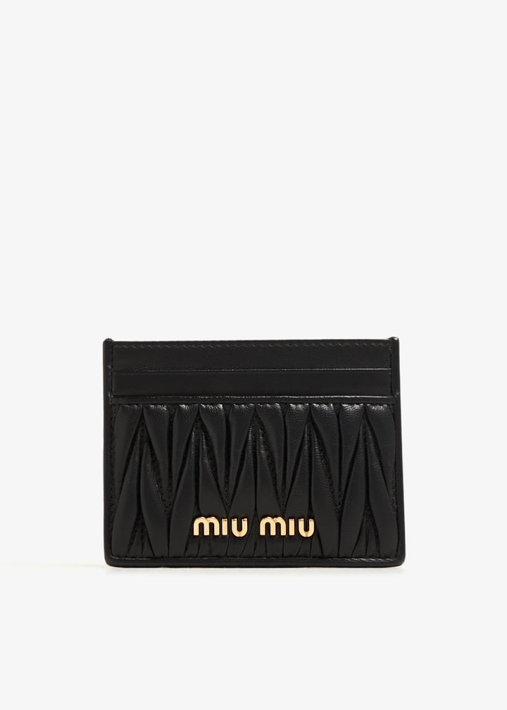 VIP【関税送料無料】希少 Miu Miu Lamb Leather Cardholder c36e26bde61d58d5a4a5c79441f7e8