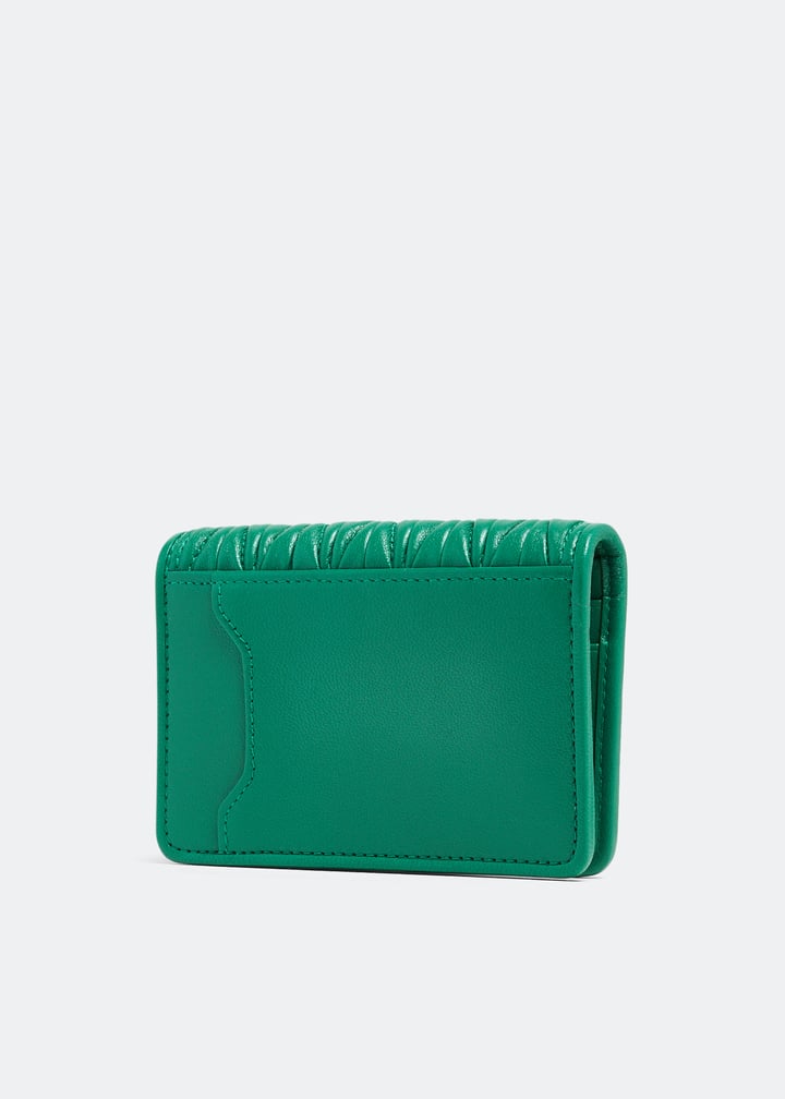 小物 miu miu leather wallet dark green 小物 miu miu leather wallet dark green Authentic Miu Miu Wallet in