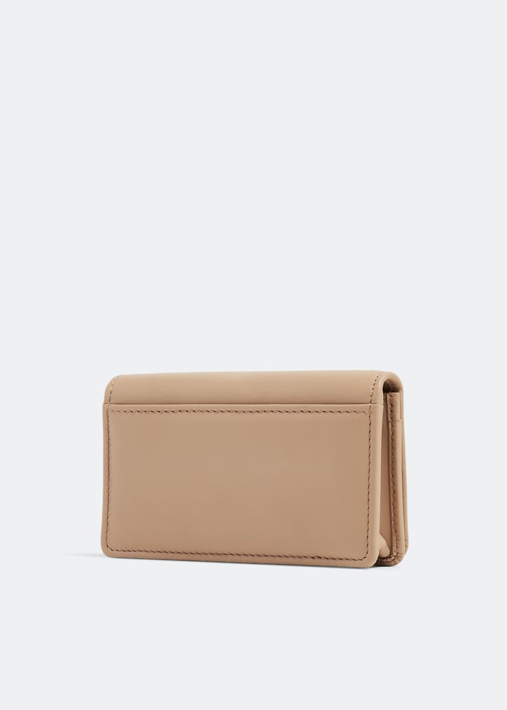 Miu Miu Leather card holder for Women - Beige in UAE | Level Miu Miu Leather card holder for Women - Beige in UAE | Level