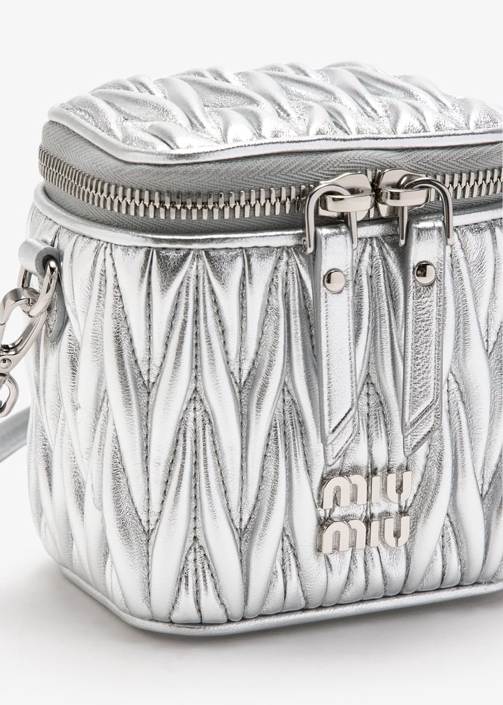 ☆大人気ライン 国内発☆ miu miu MATELASSE LEATHER Micro BAG Miu Miu Matelassè Micro Bag Miu Miu