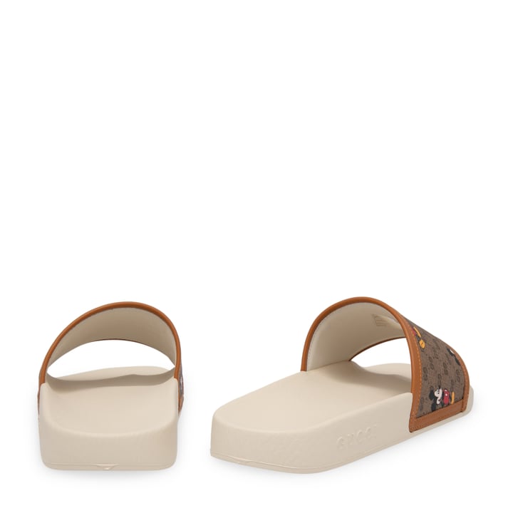 Gucci x Disney GG slides for Men Brown in KSA Level Shoes
