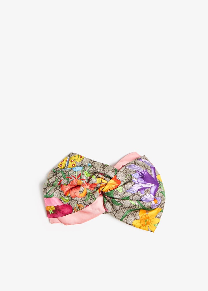 Gucci GG Flora print silk headband for Women - Multicolored