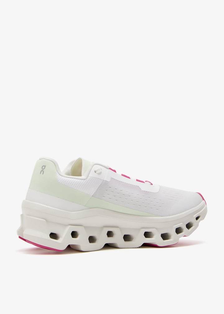 On Cloudmonster sneakers for Women - White in UAE | Level Shoes