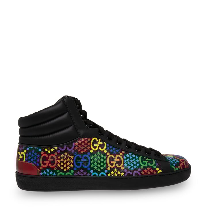Gucci Ace high-top sneakers for Men Black in UAE Level Shoes
