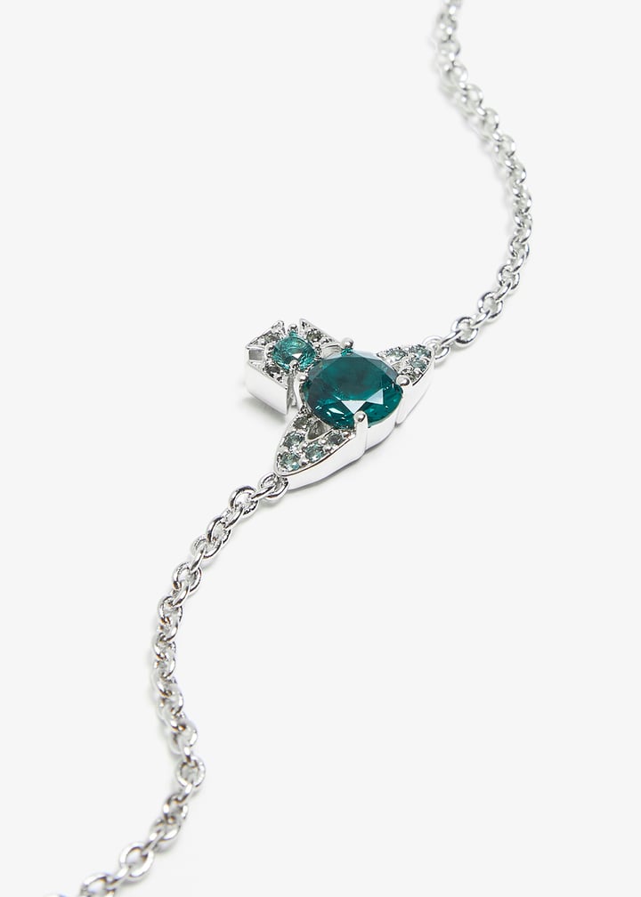 ★Vivienne Westwood★ 6102022I 02P271 Ismene Bracelet Ismene Bracelet - Silver/Pink - 6102022I-02P271-SM – Sarah