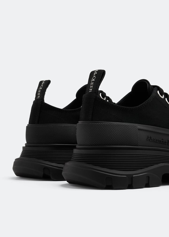 McQueen Tread Slick lace-up sneakers for Women - Black in