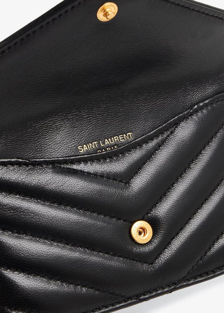 ★関税込★SAINT LAURENT★Monogram zipped card holder★ Saint Laurent Tiny Monogram Zipped Fragments Credit Card