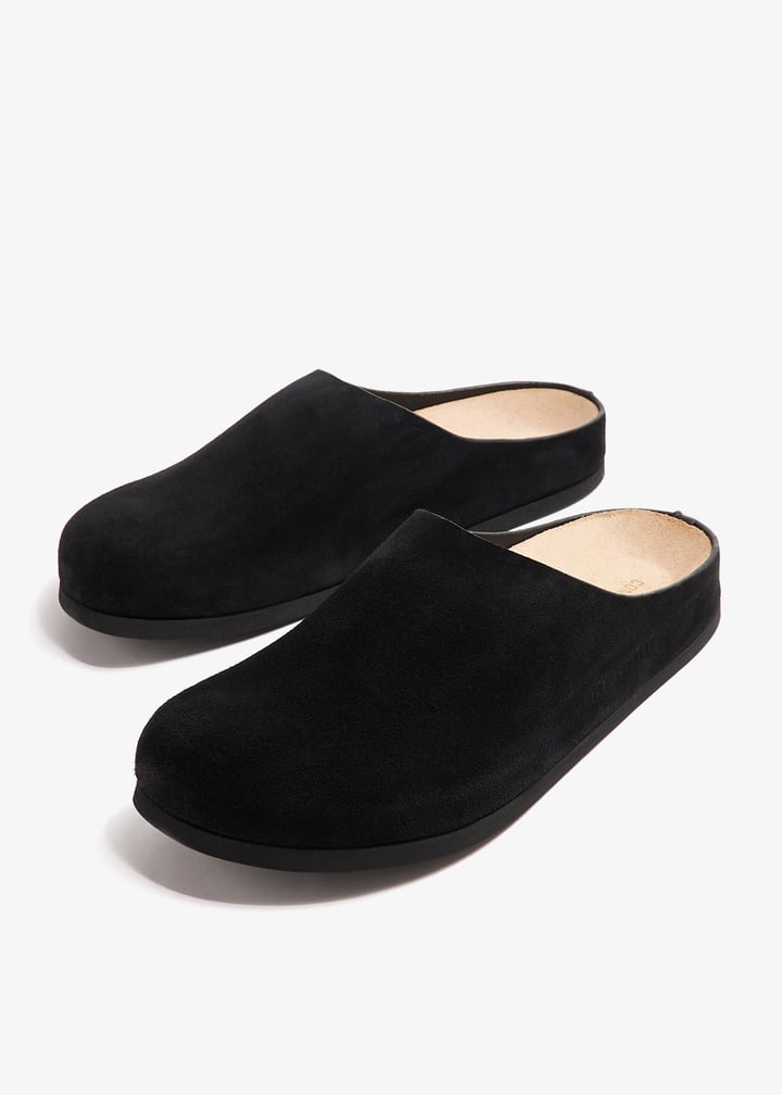 【関税込み】Common Projects ブラック スエード クロッグ Common Projects Suede clogs for Women - Black in USA | Level