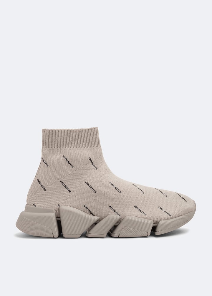 Balenciaga Speed logo sneakers for Women Beige in UAE