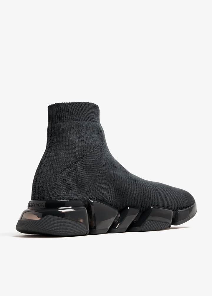 バレンシアガ　グレーメンズ　speed2.0 Balenciaga Men's Speed 2.0 Sneakers Technical Knit Gray 2975421