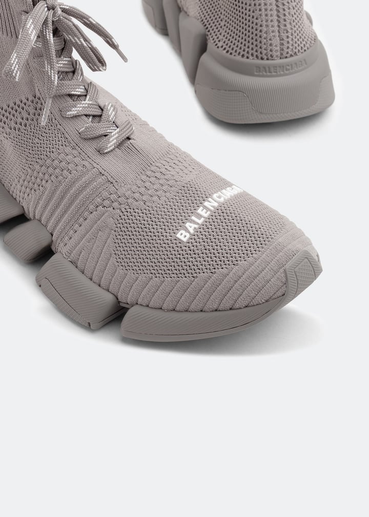 Balenciaga Speed lace up sneakers for Men Grey in KSA