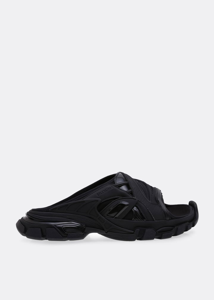 靴 Balenciaga Track Slide Sandal Black 40 Balenciaga Track Sandal Black Men's - 617542W2CC11000 - US