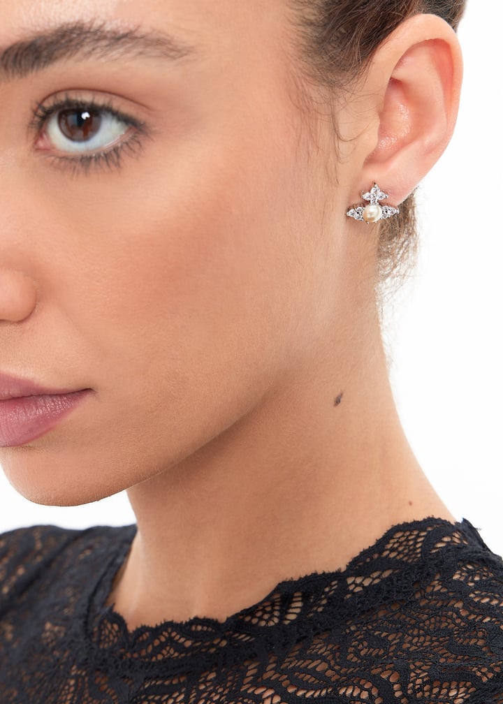 Vivienne Westwood Feodora earrings for Women - Silver in UAE