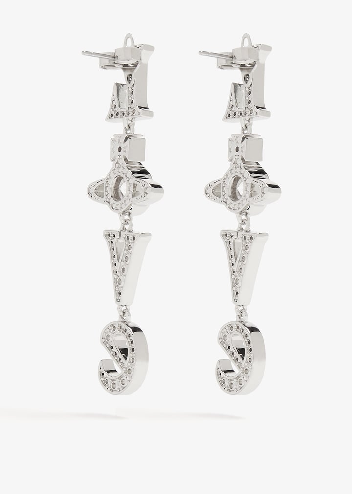 Vivienne Westwood
オリーブグリーン レザー クラッチバッグ Vivienne Westwood Roderica Long earrings for Women - Silver