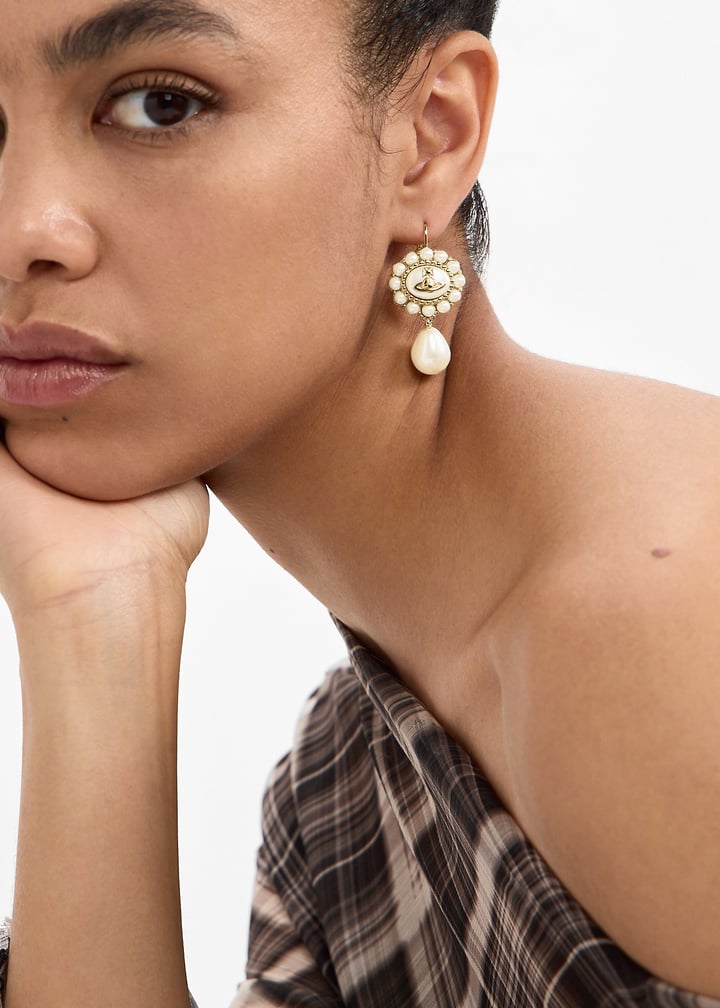 Vivienne Westwood Amaya drop earrings for Women - Gold in