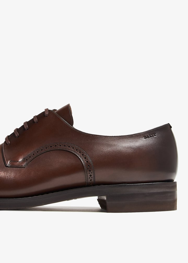 Bally Scravini derby shoes for Men - Brown in USA | Level Shoes display picture 3