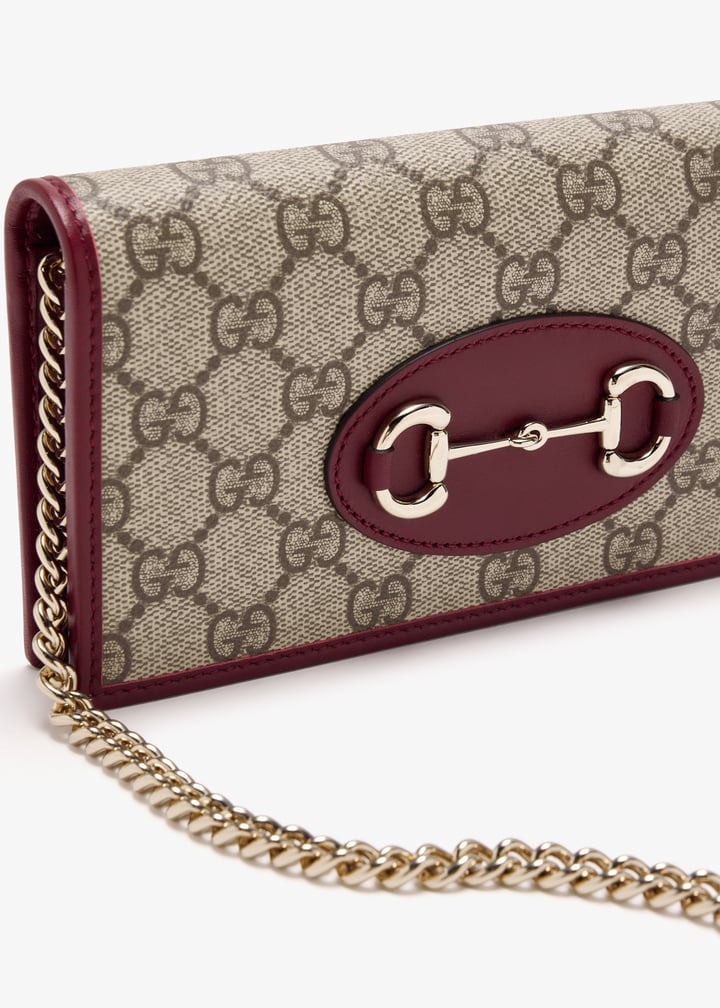 Gucci Horsebit 1955 chain wallet for Women - Printed in UAE