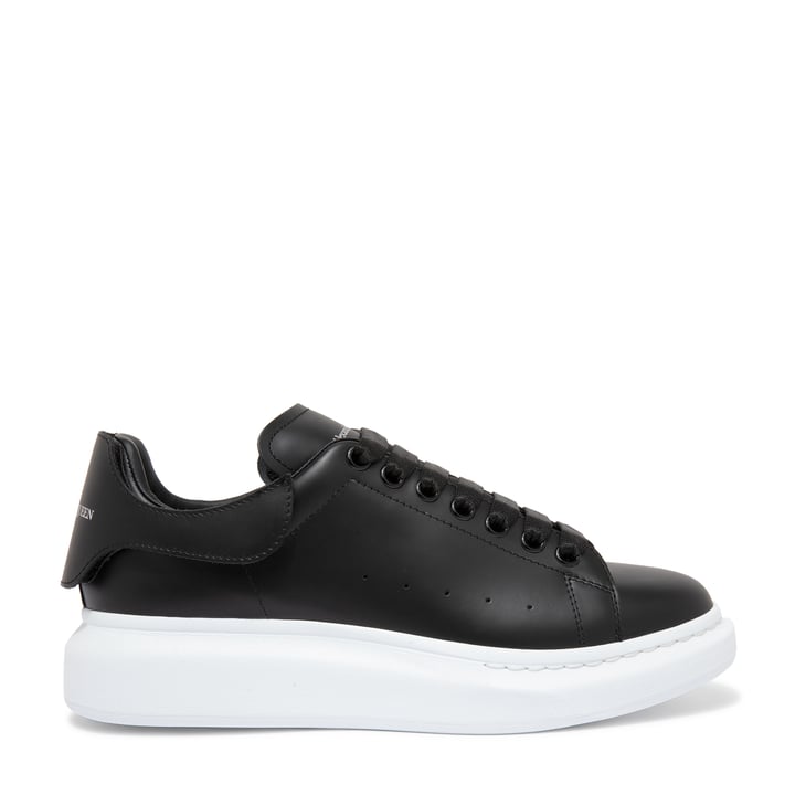 McQueen Oversized leather sneakers for Men - Black in UAE