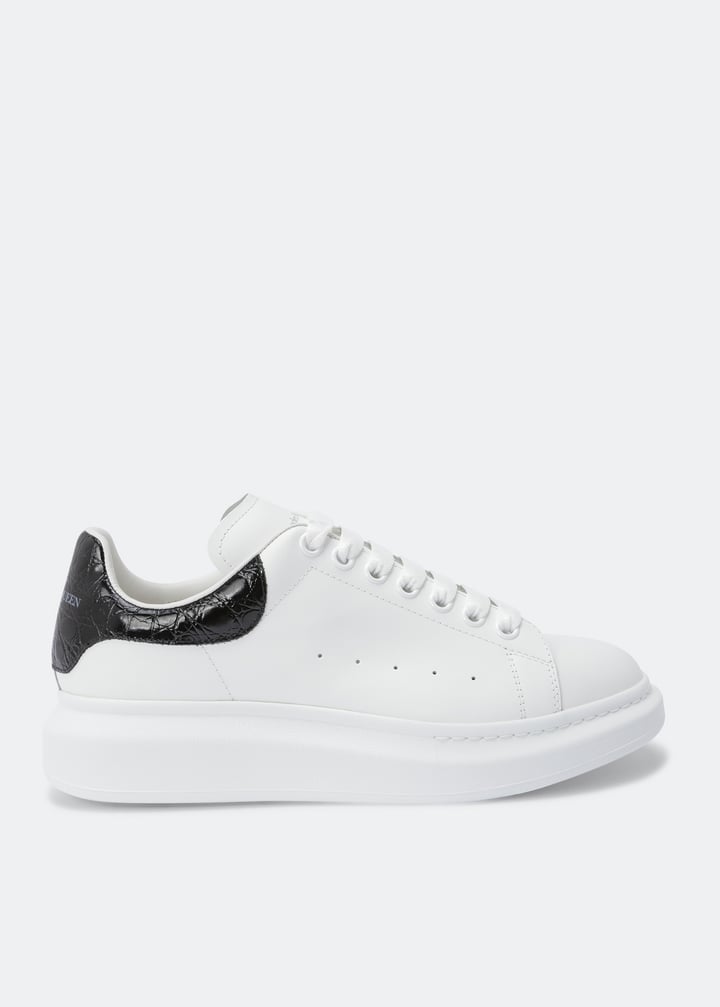 McQueen Oversized leather sneakers for Men - White in UAE
