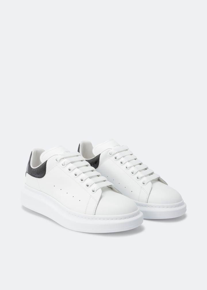 McQueen Oversized leather sneakers for Men - White in UAE