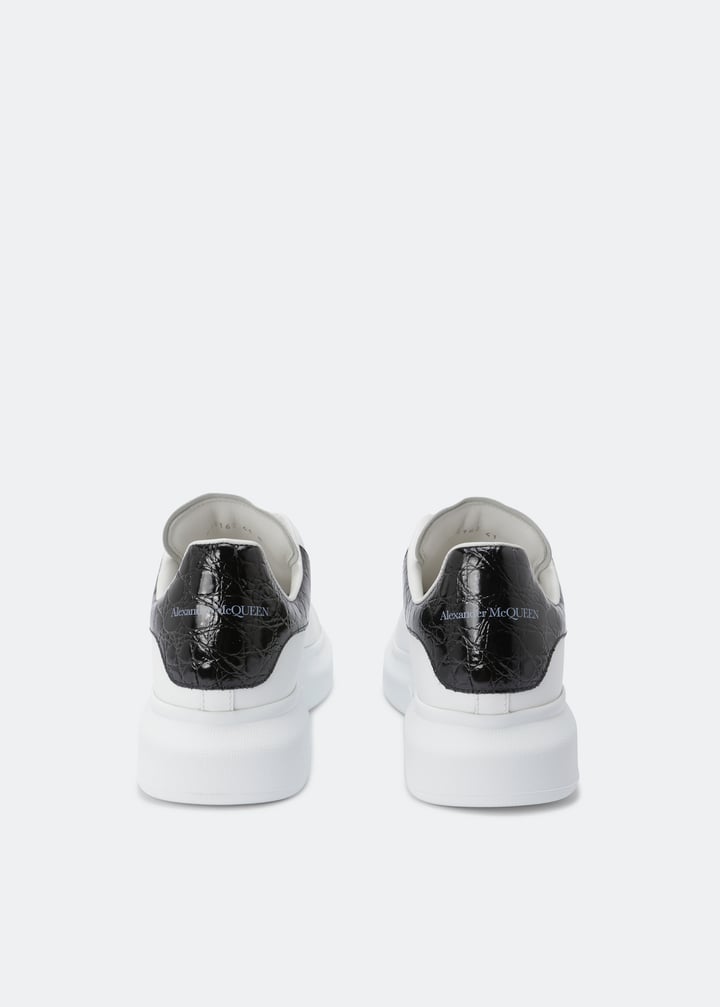 McQueen Oversized leather sneakers for Men - White in UAE
