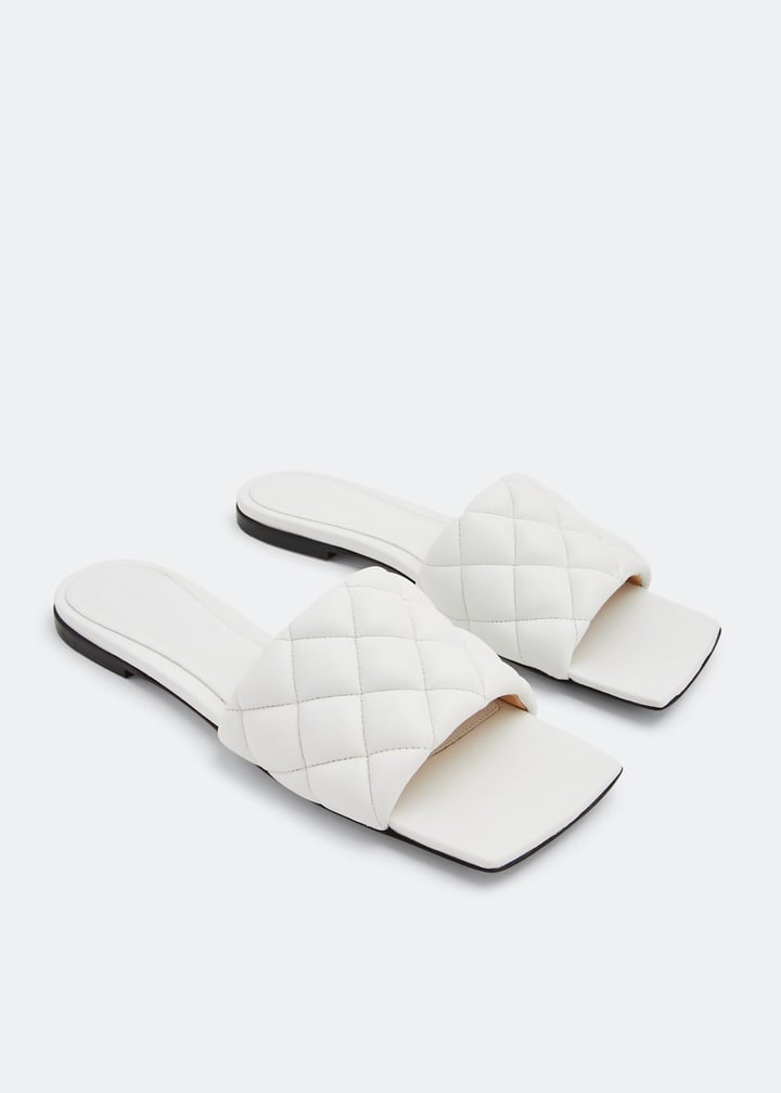 Bottega Veneta Padded flat sandals for Women White in UAE