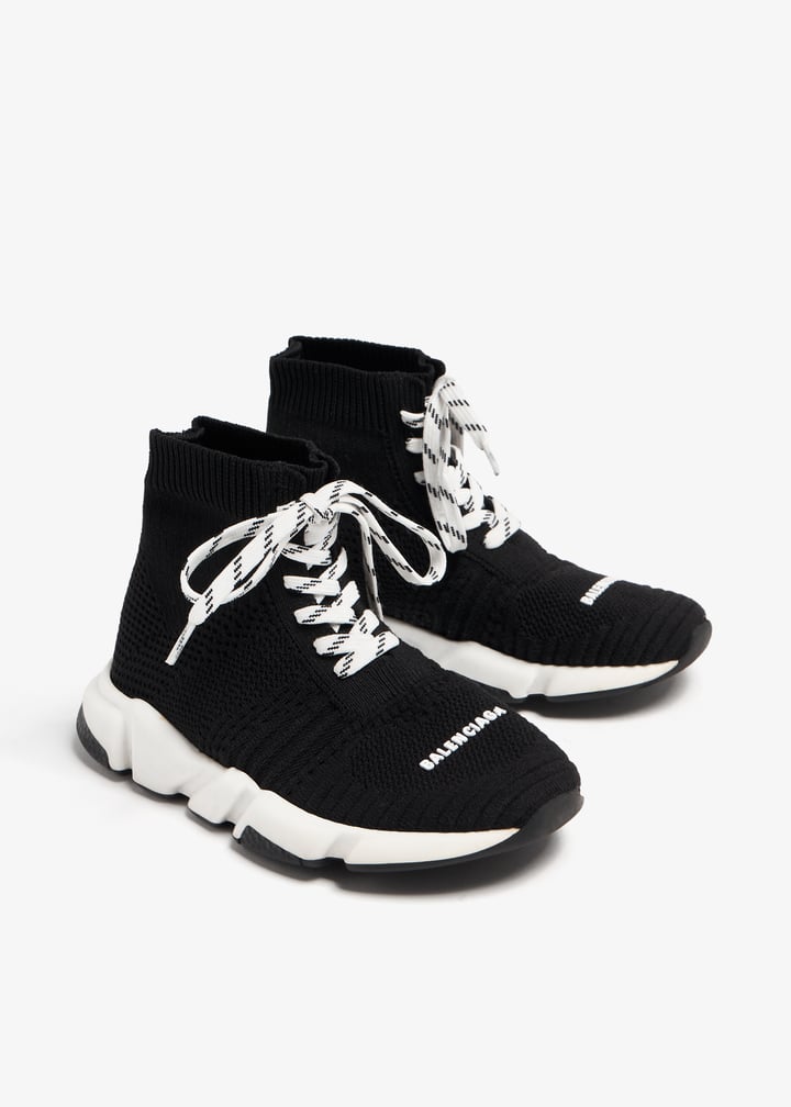 Balenciaga Speed lace-up sneakers for Kids Unisex Black in UAE