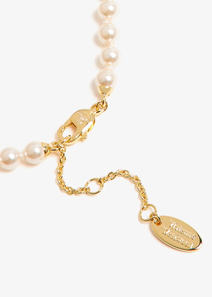 Vivienne Westwood Olympia pearl necklace for Women - Gold in