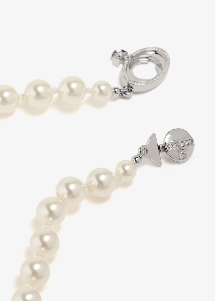 Vivienne Westwood One row pearl drop choker for Women