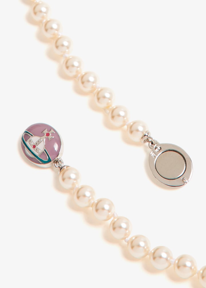 Vivienne Westwood Loelia necklace for Women - Cream in USA | Level