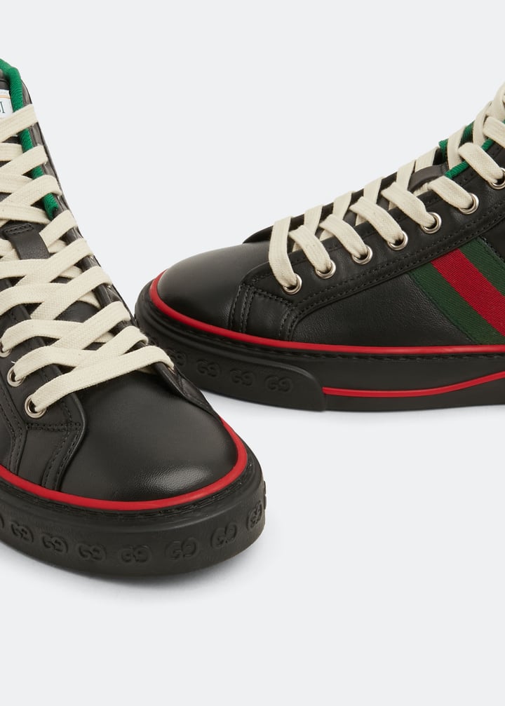 Gucci Tennis 1977 high top sneakers for Men - Black in KSA