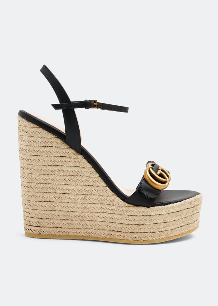 GG espadrille wedge sandals - Main Image