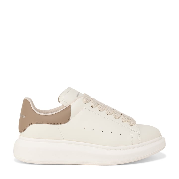 McQueen Oversized leather sneakers for Women - Beige in UAE